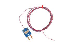 Thermocouple with Exposed Sensor Mini Plug 250°C Type T Stainless Steel